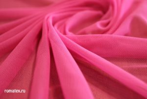 Ткань для рукоделия
 Сетка трикотажная цвет розовый неон